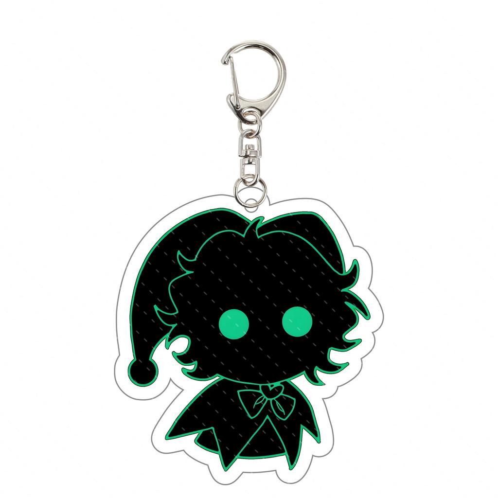 The Freak Circus Otome Game Acrylic Keychain 5.5cm Pierrot Harlequin Double-sided HD Print Collectible Desk Decor Fan Gift