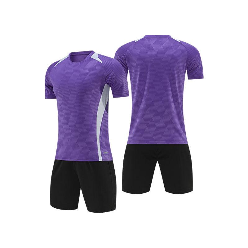 Short-sleeved Football Jersey Set, Competition Training Jersey, Adults and Children with The Same Jersey, Breathable Football Shirt