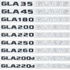 Litery Logotyp Emblemat Naklejka na Bagażnik Samochodu Dla Mercedes Benz Klasa GLA 4MATIC X156 H247 45 GLA250 GLA200 GLA220d GLA250e