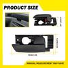 Door Handle ide Repair Interior Front LH RH For 2006 Hyundai Accent GSi Black