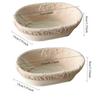 Bread Proofing Basket Sourdough Banneton Bread Baskets Natural Rattan Wicker Dough Proofing Bowls Home Bread Pastry Baking Tools