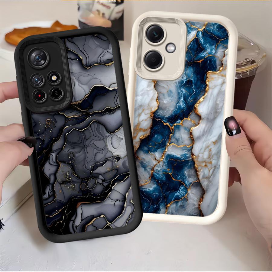 Marble Pattern Matte Phone Cover Case for Xiaomi Redmi Note 14 Pro Plus Note 13 14C 13C 12 A1 A2 A3 A4 11s 11 10 12C 12s