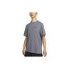 Dri-FIT UV Hyverse Solid Logo Loose Fit Sports Short Sleeve T-Shirt Men Tops Dark-Gray DV9840-451