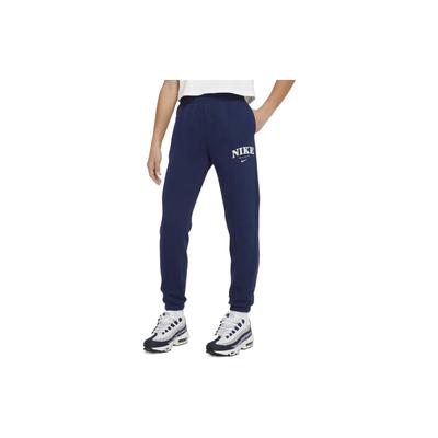 Knitted Sports Pants For Kids With Solid Color Letter Logo Print Kids Bottoms Blue FD0886-410