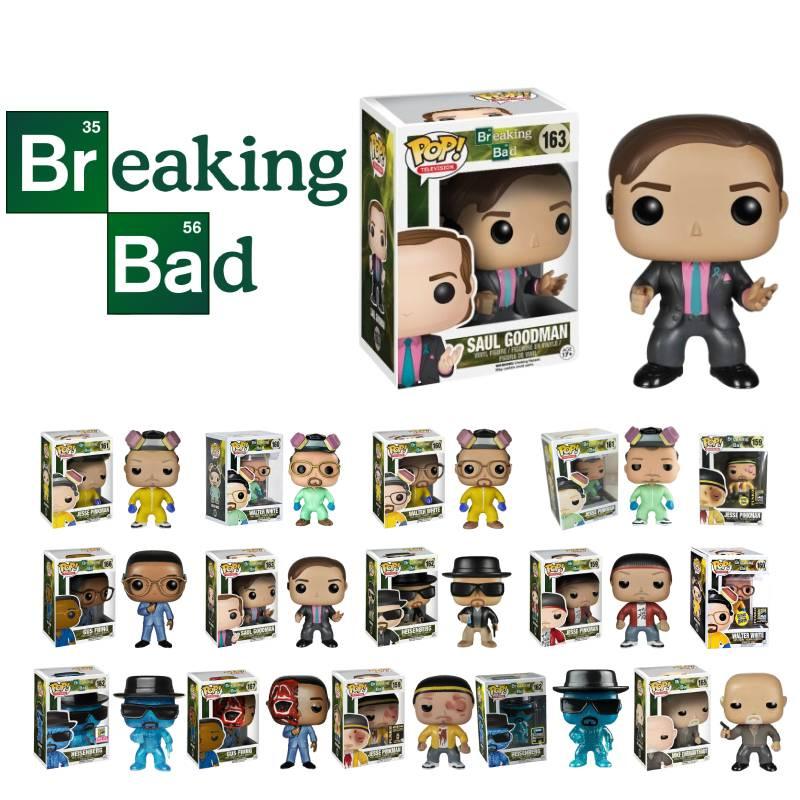 Funko Pop Breaking Bad Collectible Figure Saul White Model Toy 10cm Height