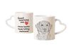 Nova Scotia Duck Tolling Retriever, Yarmouth Toller - Cup with a Dog, Adorable Cup with a Heart-shaped Handle, Universal Gift from the Brand