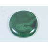 32X32X05 MM Natural Green Malachite Round Cabochon Loose Gemstone 76Cts. C-1669