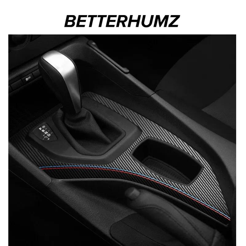 For BMW X1 E84 2010-2014 Made of Alcantara Car Interior Center Console Gear Shifter Panel Trim Performance Sticker Accessories