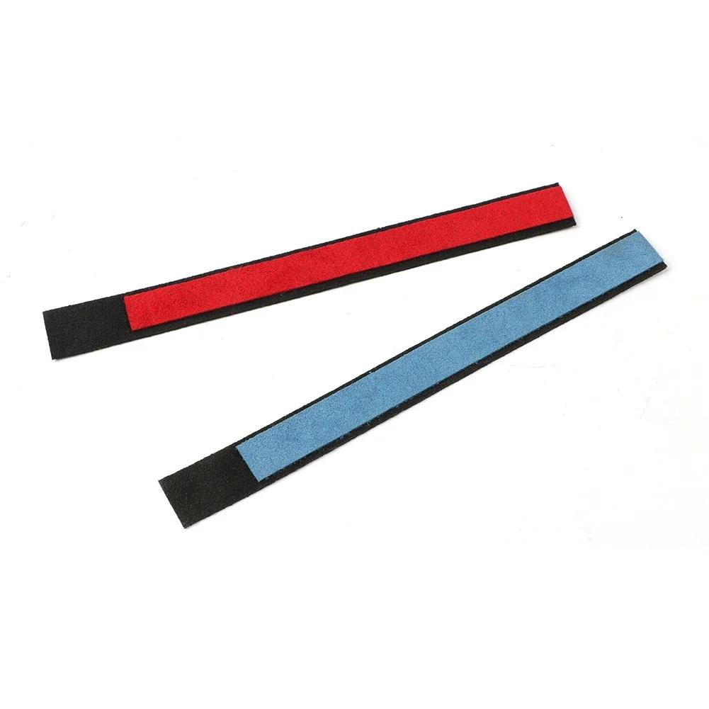 Auto-Lenkrad-Obermarkierung, für Tesla Model Y, Modell 3 XS, Mittellinie, rote Markierung, Super-Wildleder-Dekorationszubehör