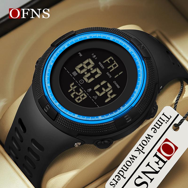 OFNS Popular Multifunctional Luminous Sports Watch for Students