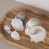DIYs Silicone Mold for Making Skull Scented Candle Mould Table Ornament Halloween Resin Cement Gypsum Molds for Craft