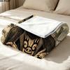 Custom Name,Trafalgar Law Printed Flannel Blanket, soft throw for bedroom sofa, washable, Christmas present, great gift.