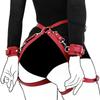 Women Leather Handcuffs Sex Bondage Handcuffs Ankle Thigh Cuffs  Kit Adjustable Waist Strap Adult SM Game Sex Toy for Couple