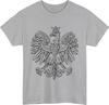 Royal Polish Crowned Eagle Tshirt Poland Heritage Crest National Symbol Tee Top