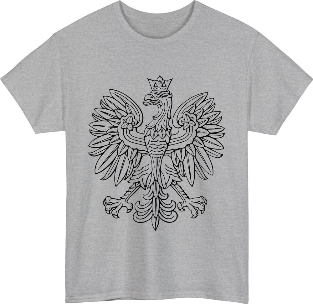 Royal Polish Crowned Eagle Tshirt Poland Heritage Crest National Symbol Tee Top