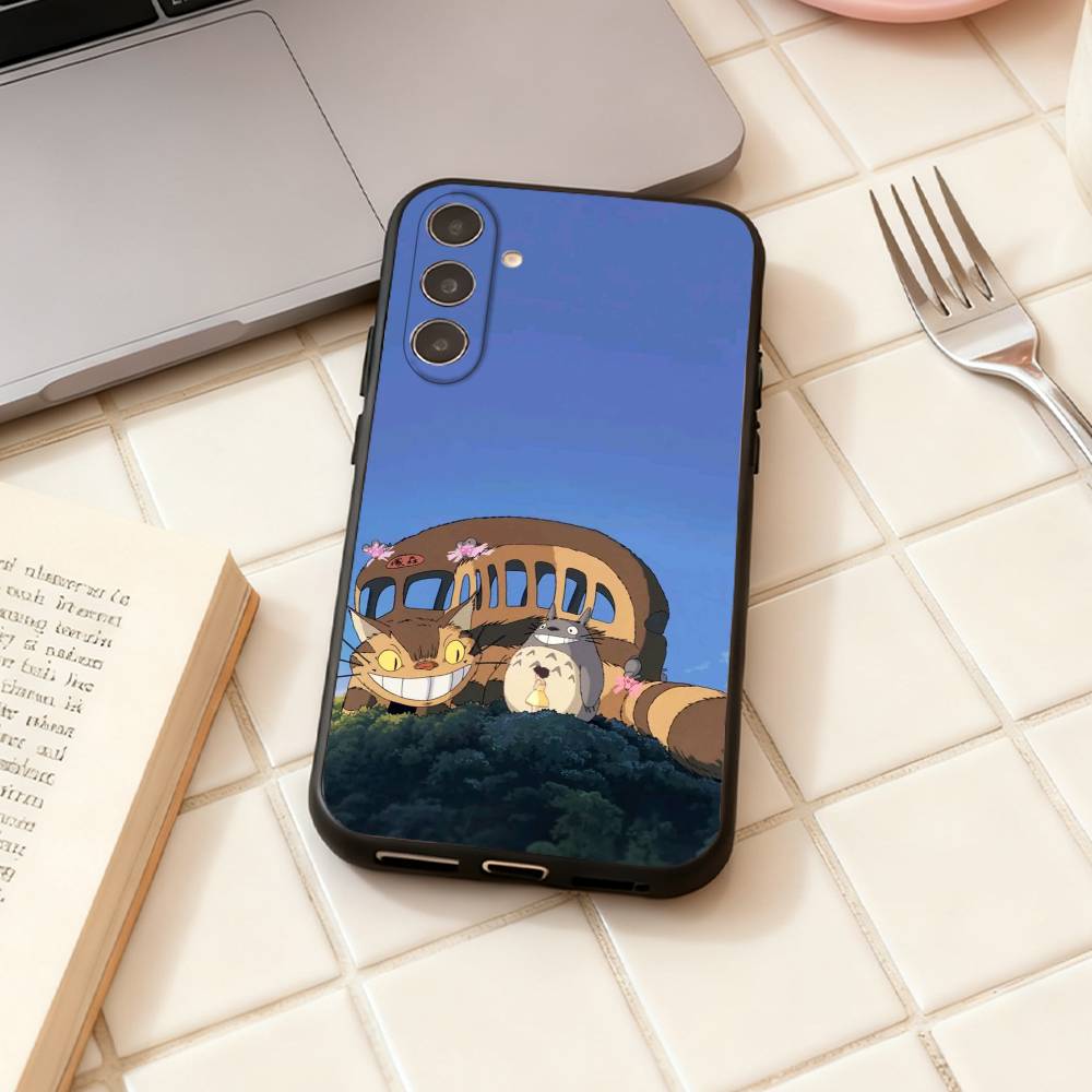 Cartoon Cute T-Totoros   Phone Case For Samsung Galaxy A73,A72,A71,A70,A53,A52,A51,Others Soft Black Shell