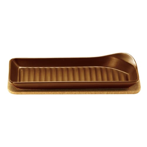 Kanese Frying Pan, Brown, Body: 28 X 10 X 3.8 Cm (H), Cork: 29 X 9.5 X 0.6 Cm (H), Deep Grilling, with Cork Base (Brown), G-702