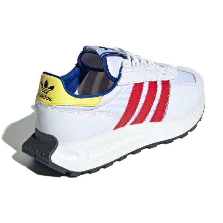 Adidas Retropy E5 Bílé Šarlatové Královsky modré Unisex tenisky Cloud-White Better-Scarlet IG9991