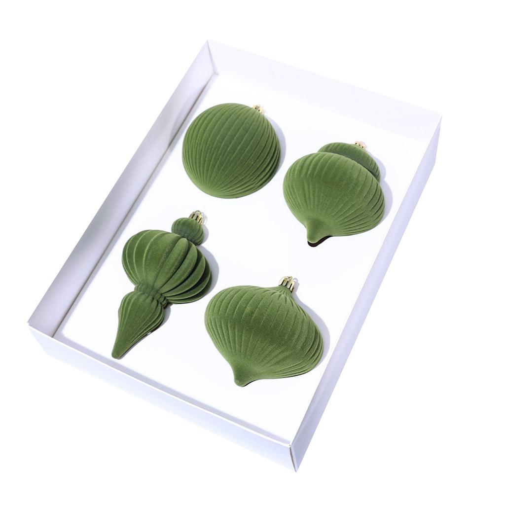 4 Stück Weihnachtskugeln Weihnachtsbaumschmuck Weihnachtsdekoration Christbaumkugeln