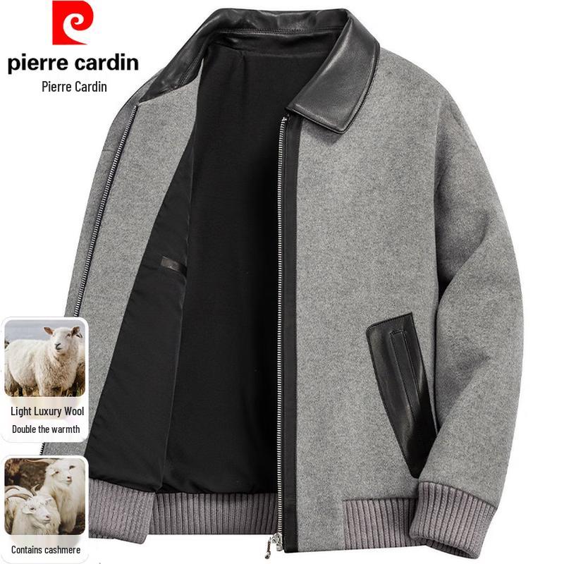 Pierre Cardin Men's Cashmere Wool Lapel Jacket