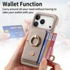 Ring Holder Cards Solt Wallet Phone Case for IPhone Air 16E 17 16 15 14 13 12 11 Pro Max Protective Leather Shockproof Cover