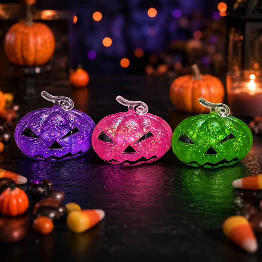 Pumpkin Stress Toy - In the Dark, Halloween Toy for Kids and Adults