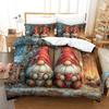 Christmas Theme 3D Printed Duvet Cover Microfiber Bedroom Decor Christmas Bedding Set Soft Breathable For Adult Student Gift Nan