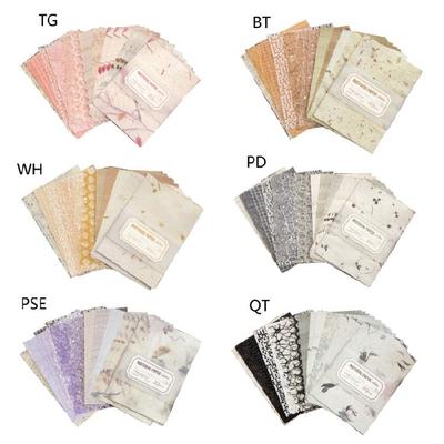 20 Blatt Ästhetisches Dekorationspapier Scrapbooking Verzierpapier für Journal Fotoalbum Bilderrahmen