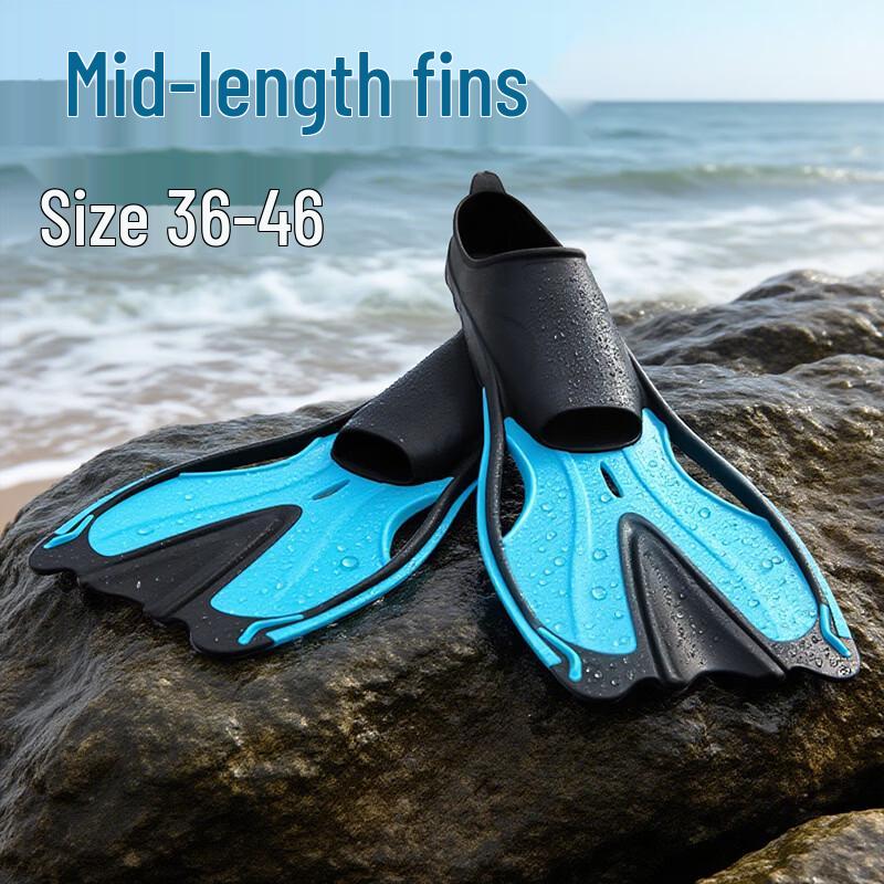 Adult Full-Foot Freediving and Scuba Fins