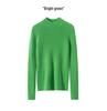 Women's Thick Warm 100% Pure Cashmere Short Slim Fit Half Turtleneck Sweater - Perfect Layering Piece