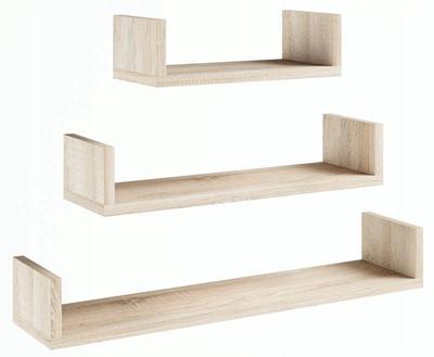 Ex3 Small Hanging Shelf, Sonoma Oak, 3 Shelves