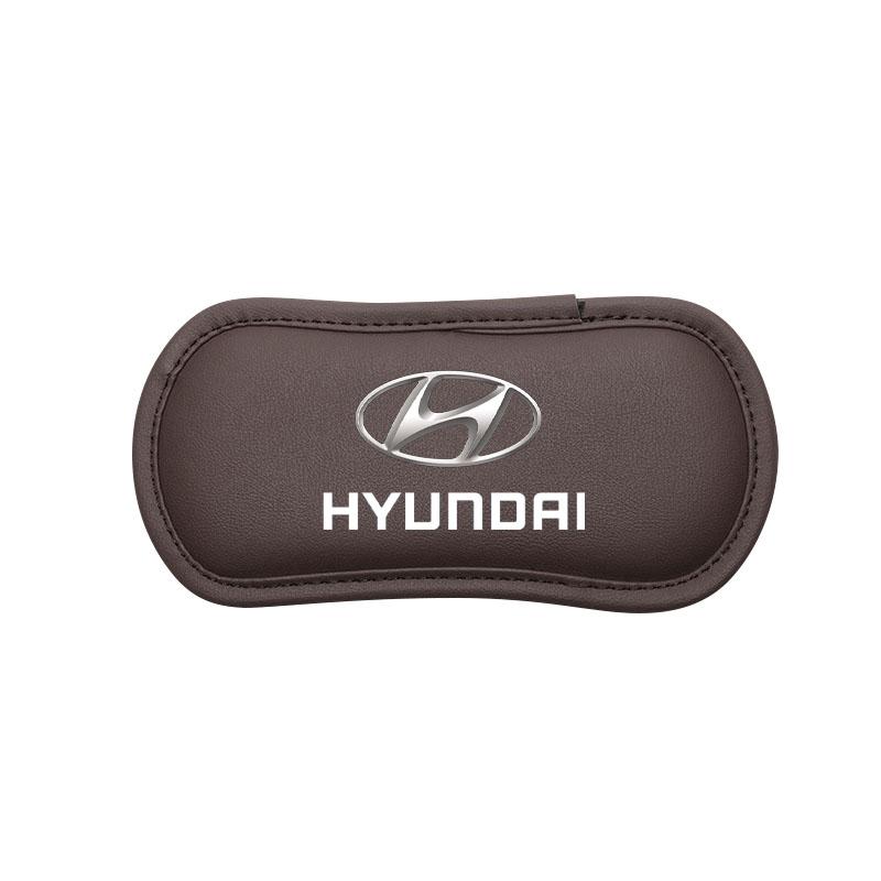 1 ks Kožený autopolštářek Podložka pod koleno do auta Elastická paměťová pěna Podložka pod nohy Pro Hyundai Tucson Solaris I30 Creta IX35 I40 IX20 Veloster