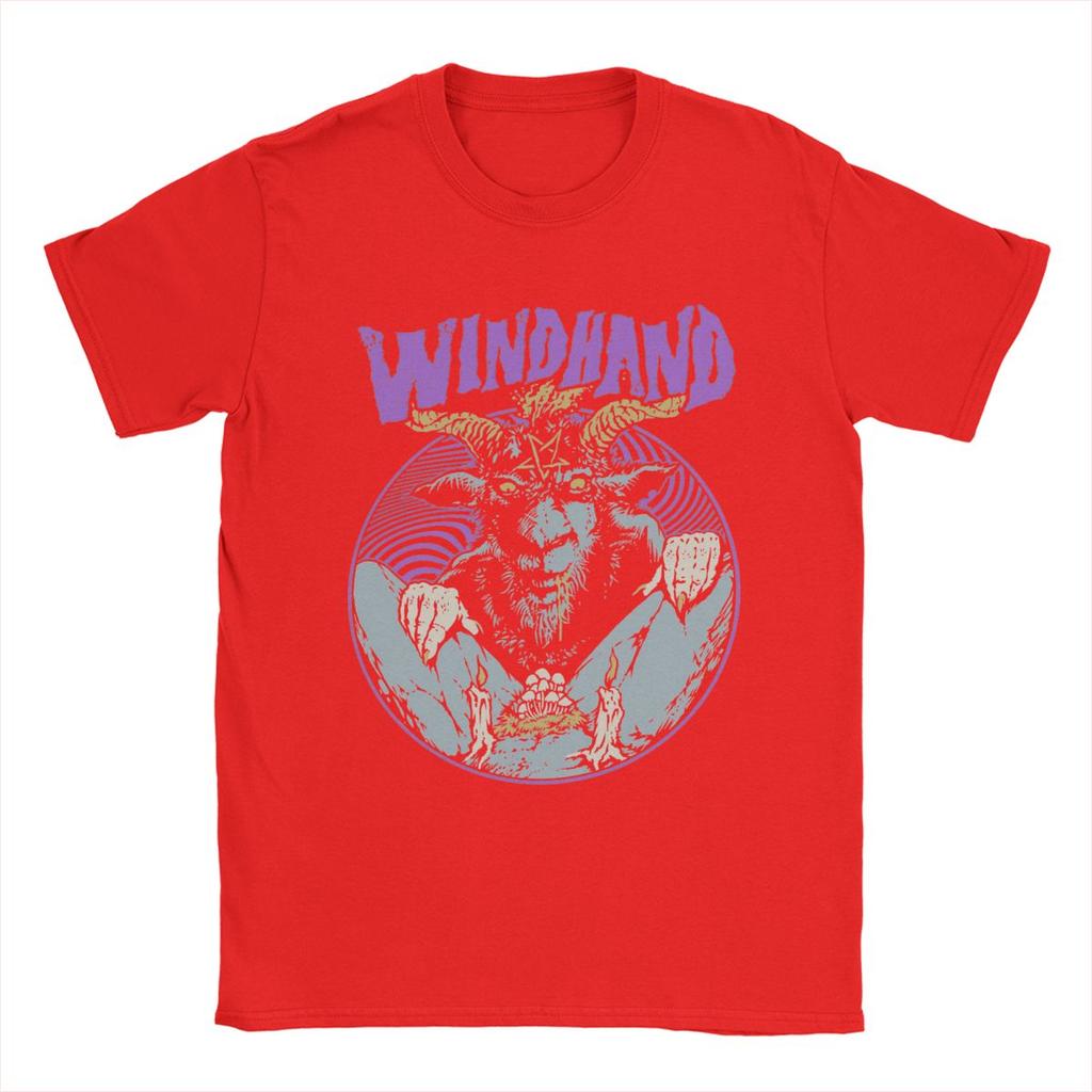 Humor Windhand T-Shirts Men Round Collar 100% Cotton T Shirts Short Sleeve Tee Shirt Birthday Present Clothes