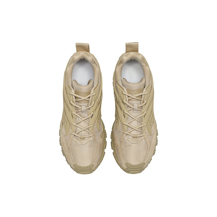 Saucony Cohesion Armor Comfortable Shock Absorbing Slip Resistant Durable Low Top Casual Running Shoes Unisex sneaker Sand S79044-5