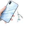 Cute Fish Bone Design Shell Dolphin Charm Fashionable Dolphin Shell Phone Pendant Lovely Key Chain Accessories for Women