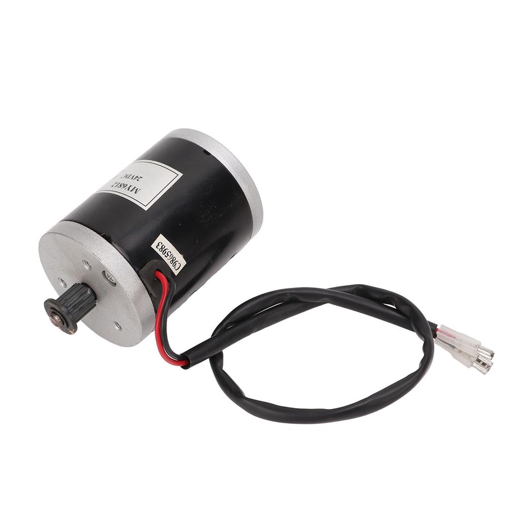 24V Brushed Motor 100W 2 Rotation Mode Aluminum Material Large Torsion 2700RPM Brush Motor with Belt Pulley