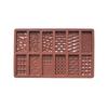 Set di 12 stampi in silicone per cioccolato per dolci, decorazioni per torte, biscotti, gelatine, budini Fai da te Antiaderente Riutilizzabile