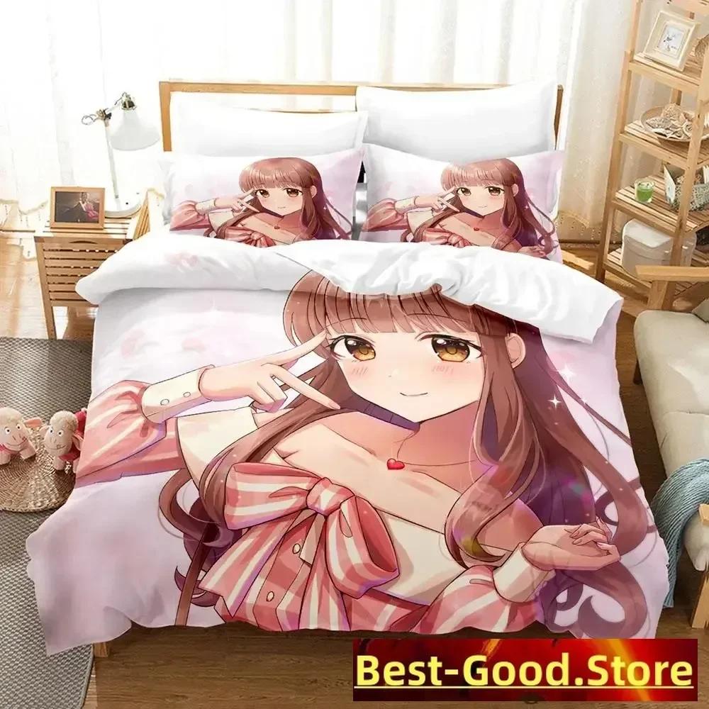 Chieri Ogata Bedding Set Duvet Cover Sheet Printed Bed Set Pillowcase Bed Full Queen King Size Comforter Bedroom