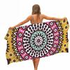 Mandala Elefant Mikrofaser Pool Strandtuch Tragbar Schnell Schnelltrocknend Sand Outdoor Reise Schwimmdecke Dünne Yogamatte Damen Herren