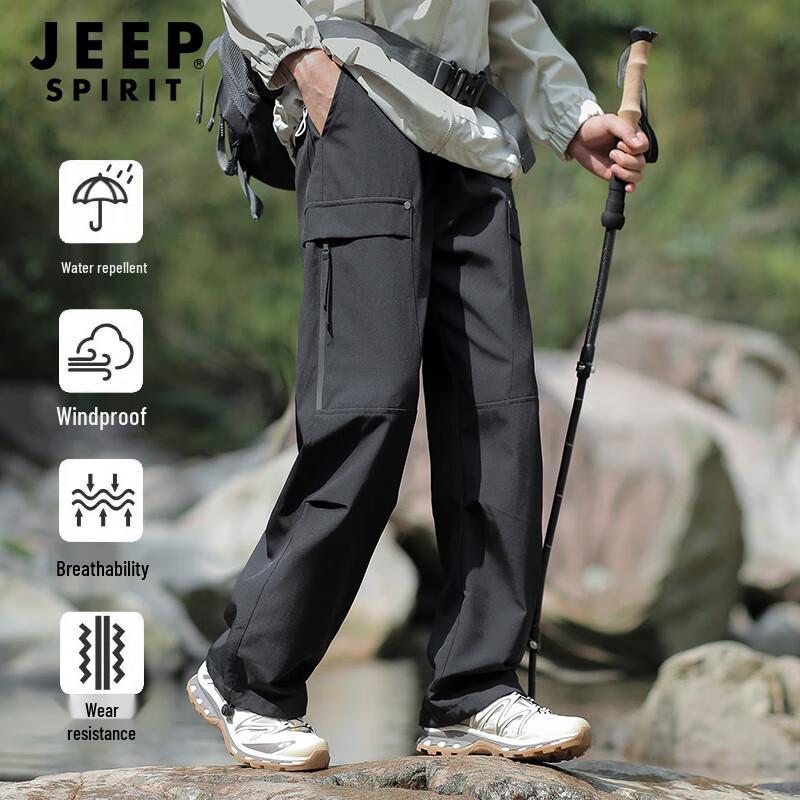 JEEP SPIRIT Men's Outdoor Casual Cargo Pants
