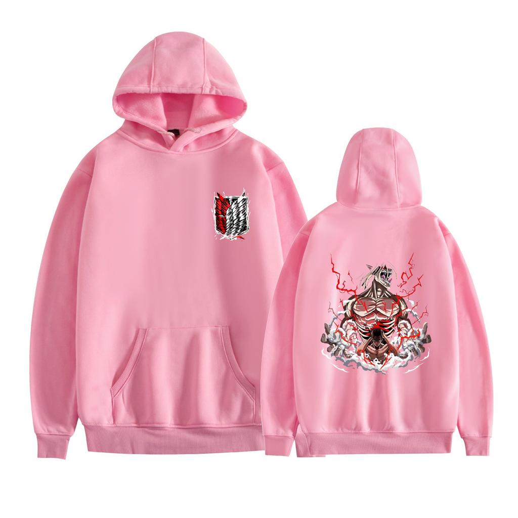 Attack on Titan Anime Hoodies Herbst Langarm Unisex Cartoon Pullover Streetwear Grafik Kleidung Sweatshirt