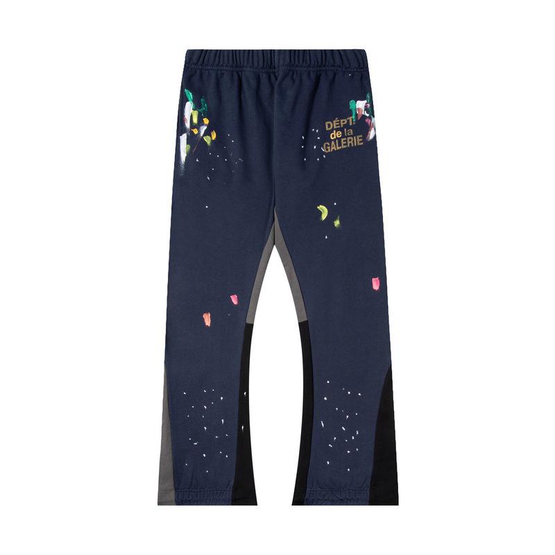 GALLERY DEPT Men's Classic Hand-Painted Splatter Graffiti Cotton Sweatpants