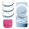 Temporary Tooth Decoration Dental Fake Braces with Metal Wires & Bracket Dental Metal Bracket Dental Tool for Tooth Decor
