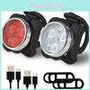 Usb Rechargeable Waterproof Ipx4 Bike Light Set For Safe Night Riding**
