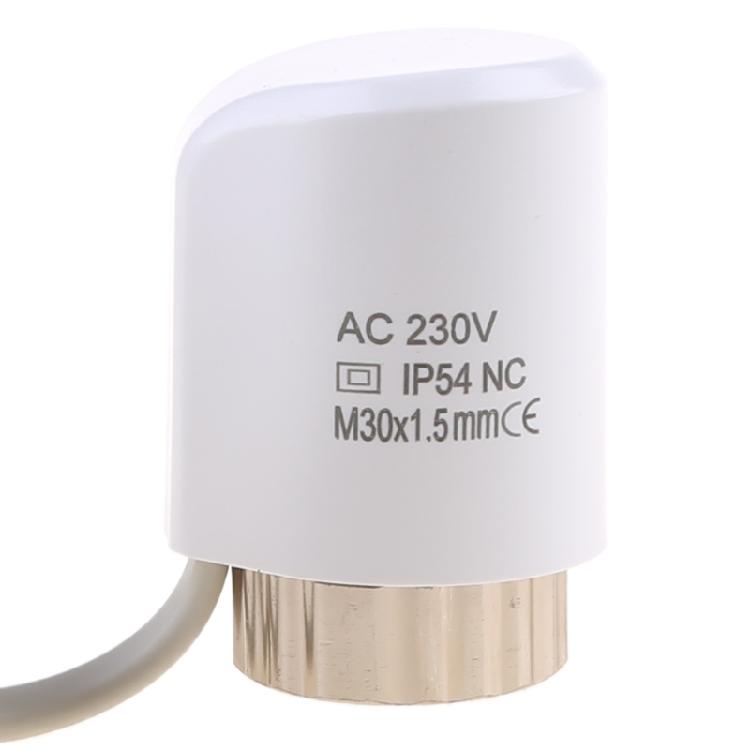 Elektrischer Thermischer Stellantrieb M30-1,5mm AC 230V für TRV Thermostatventil IP54