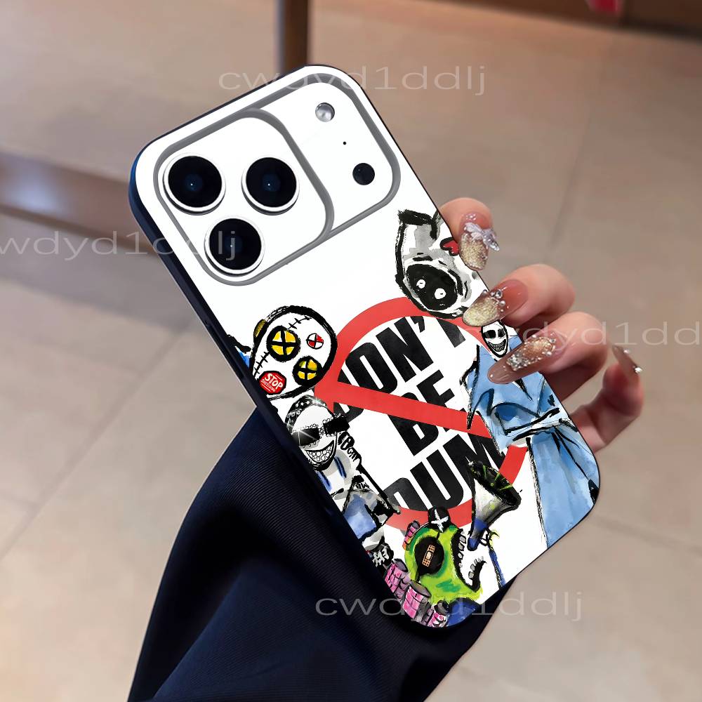 A-ASAP Dont Be Dumb R-Rocky Phone Case For iPhone 17,16,15,11,12,14,13 Pro Max Mini XS,XR,7 Plus 16E Air Shockproof Soft Cover