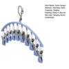 Sock Saving Drying Hanger Waterproof Space Stainless Steel Laundry Rack Peg Hanger with 10