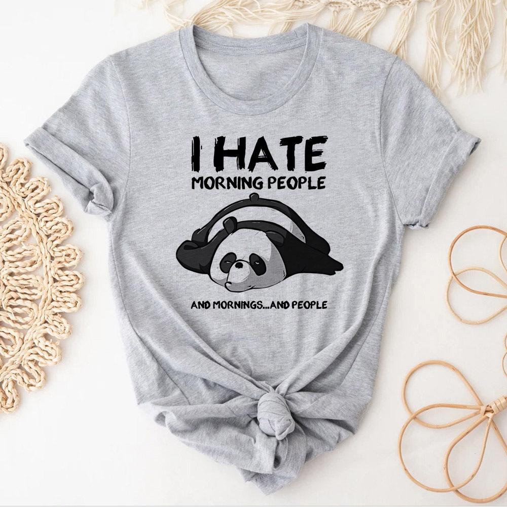 

Panda top tees teen Retro Pop Culture hip hop University 80s Y2k t shirt Grunge Trendy Classic Breathable anime XXL