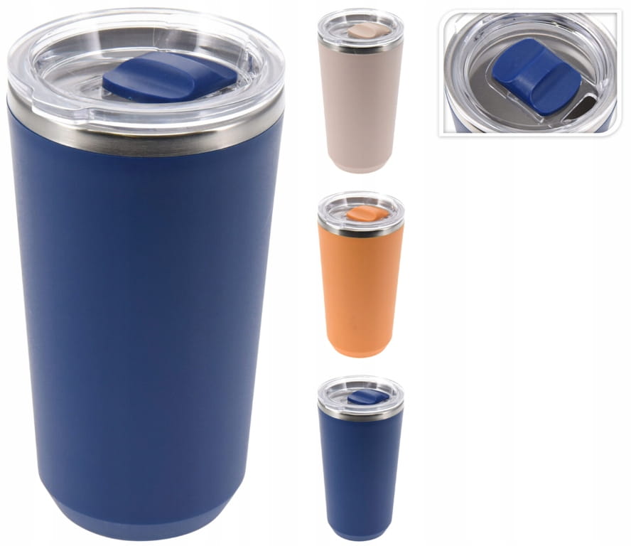 Thermosbecher zum Trinken 420ml Edelstahl-Thermoskanne für Kaffee und Tee