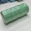 4mm Waterproof Hot Sale Colorful DIY Craft Twine Satin Cord Twisted Cord Natural Macrame Cotton Rope for Bags & Shoes